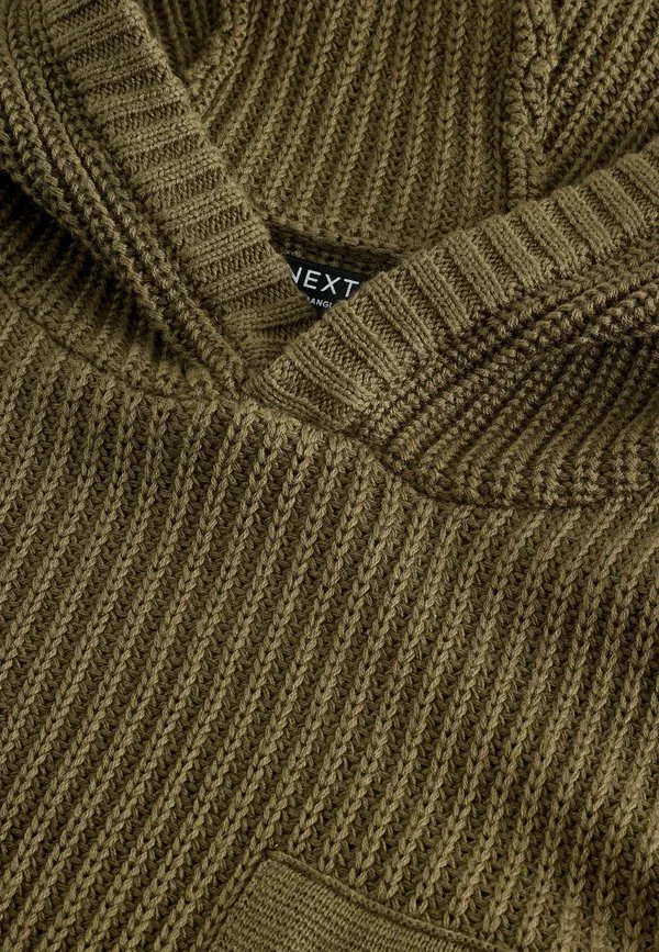 Худи в стиле милитари стандартного кроя Next, Khaki Green — фото 2