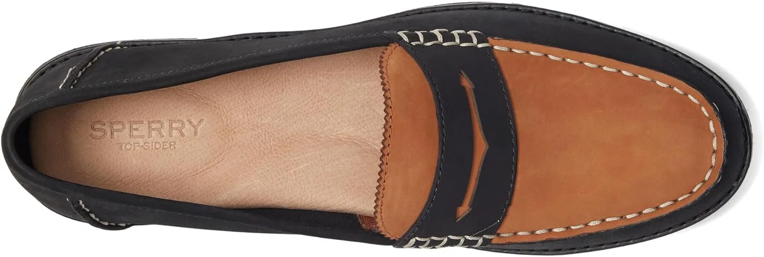 Лоферы Penny Sperry, Black/Tan — фото 3