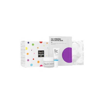 

Набор Discovery Fast Anti-Dark Circles Eye Cream - 7 мл мгновенно удаляющая отеки маска для глаз и 25 мл быстро увлажняющая отшелушивающая маска Face D