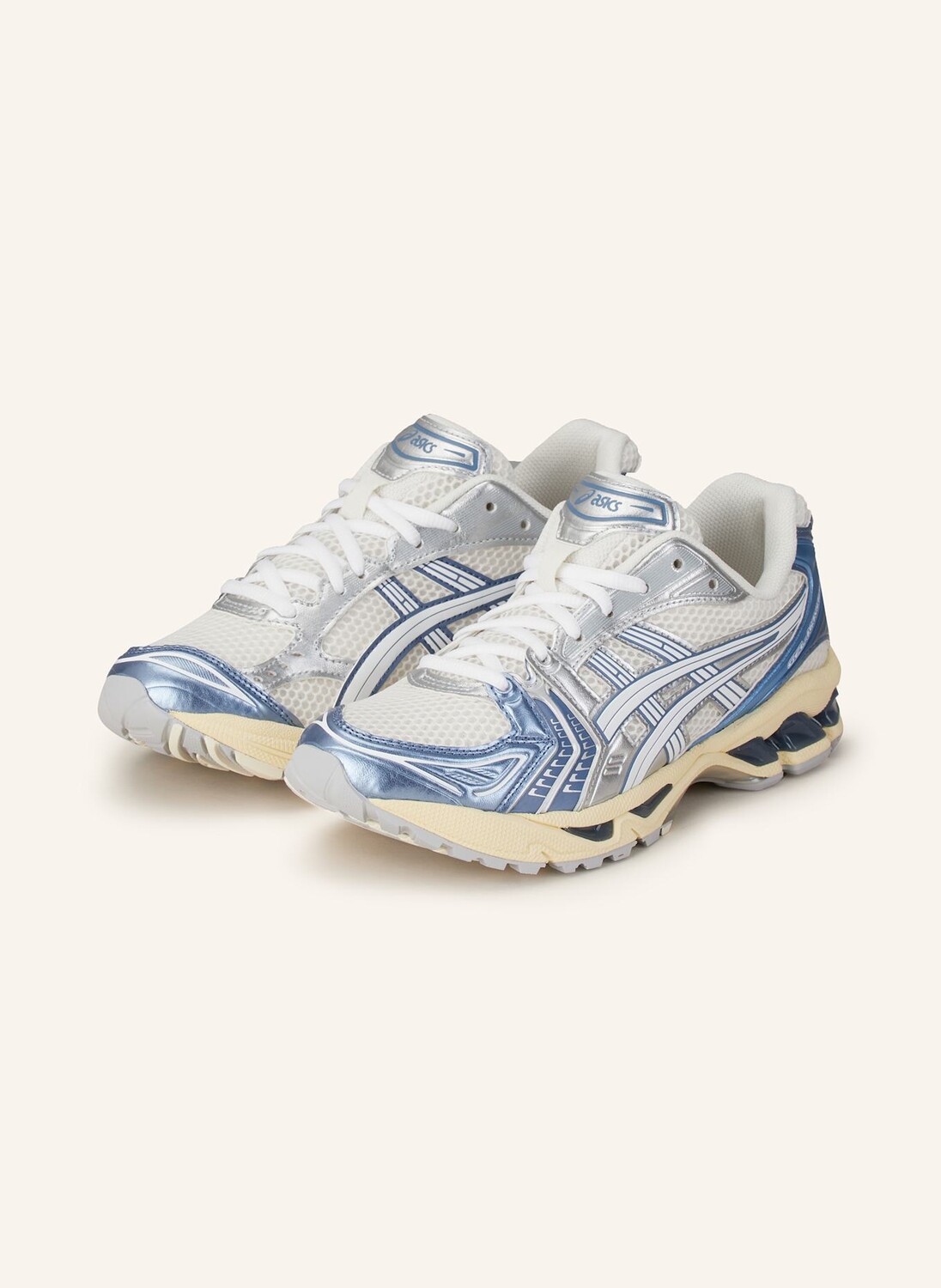 

Кроссовки gel-kayano 14 ASICS, белый/синий/серебряный