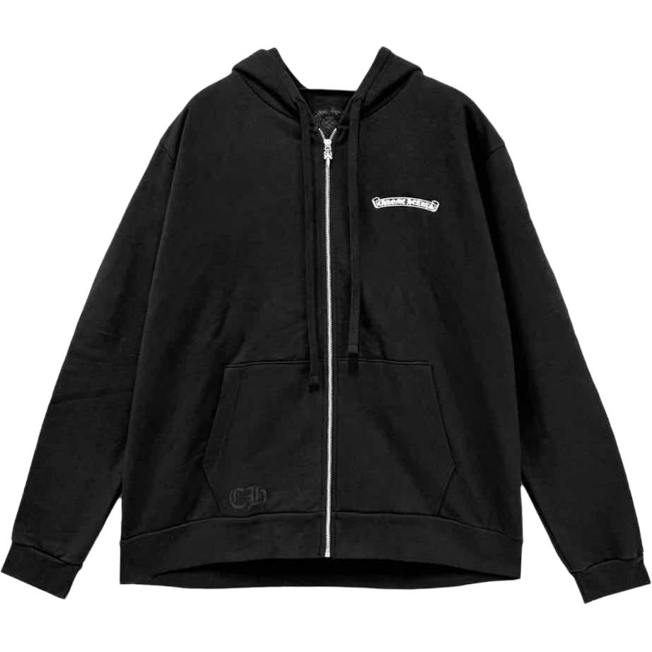 

Толстовка с молнией Nyc Chrome Hearts, черный