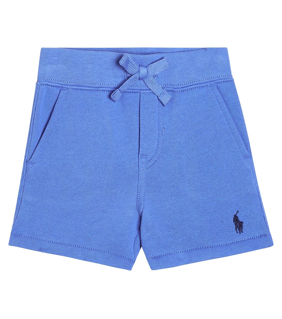 

Детские шорты из смесового хлопка Polo Ralph Lauren Kids, синий