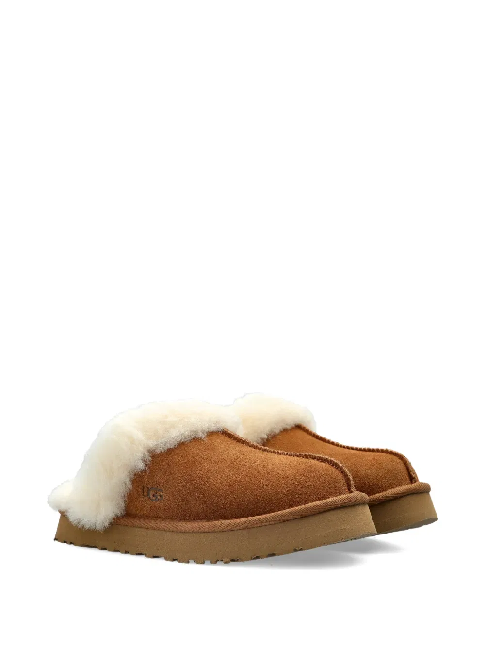 Замшевые тапочки Disquette Ugg Kids, коричневый