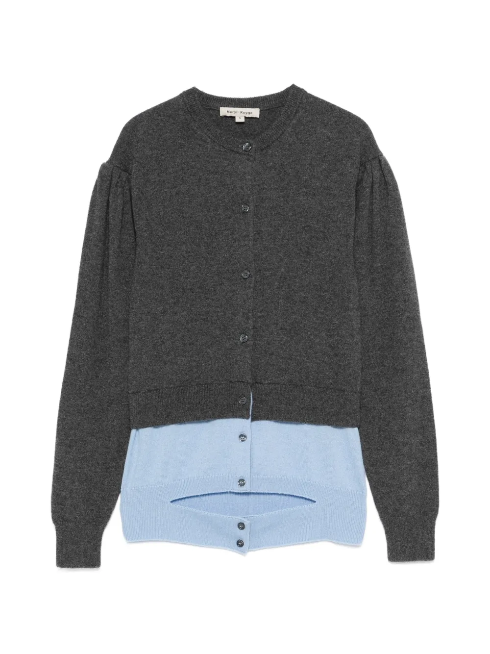 

Кардиган с рукавами-фонариками Meryll Rogge, серый