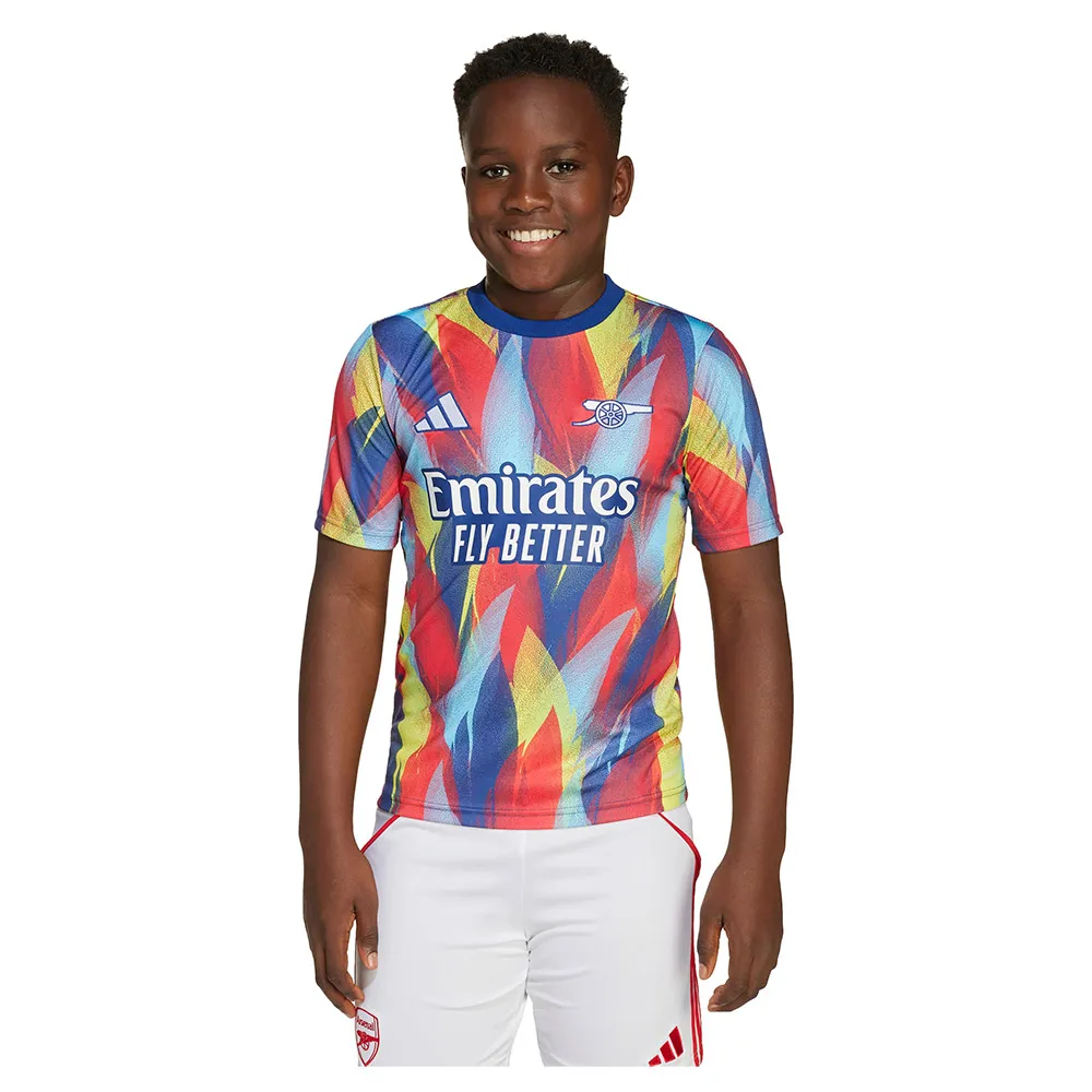 

Футболка с коротким рукавом adidas Arsenal 25/26 pre match junior, разноцветный