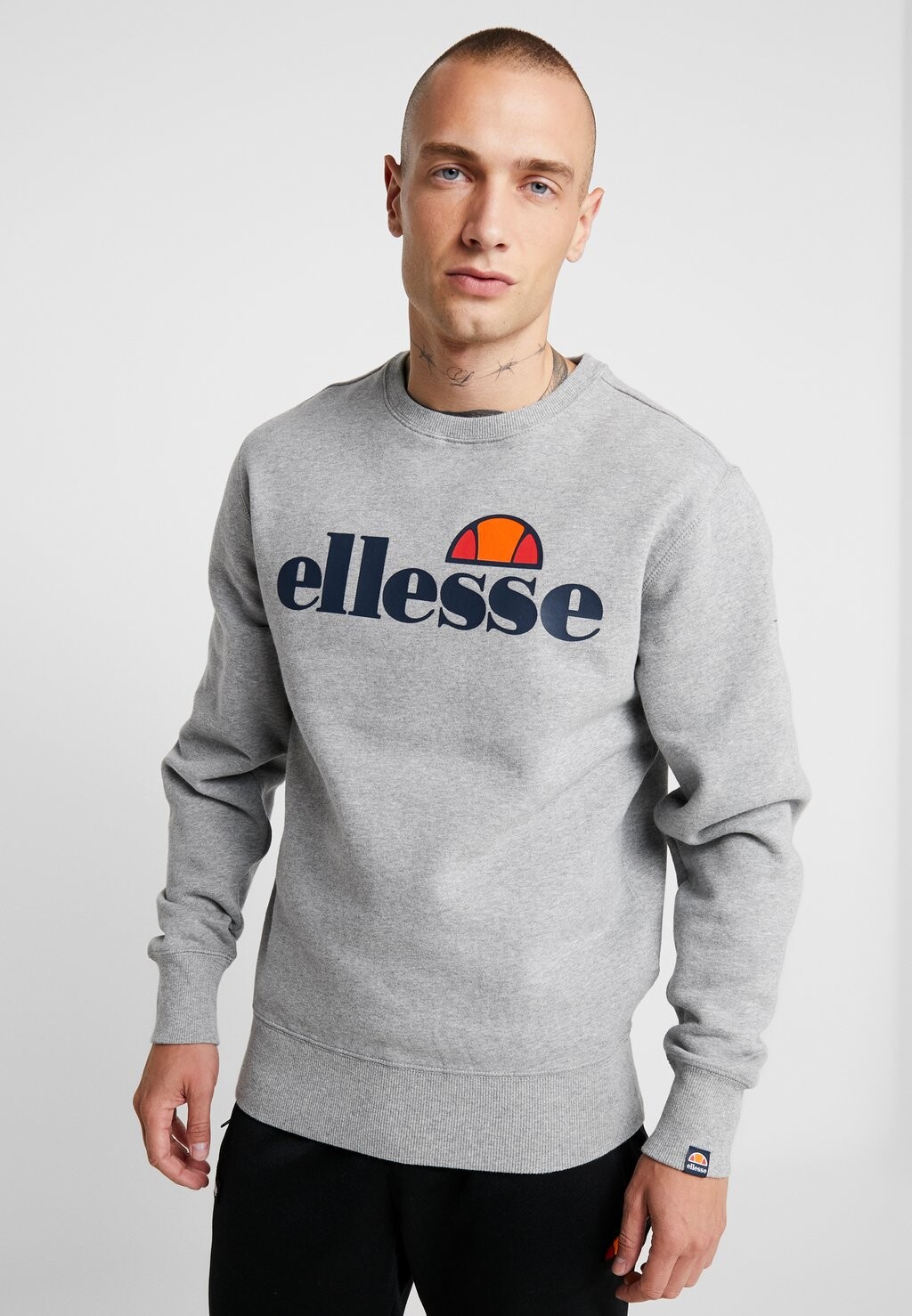 

Свитшот Ellesse, серый меланжевый