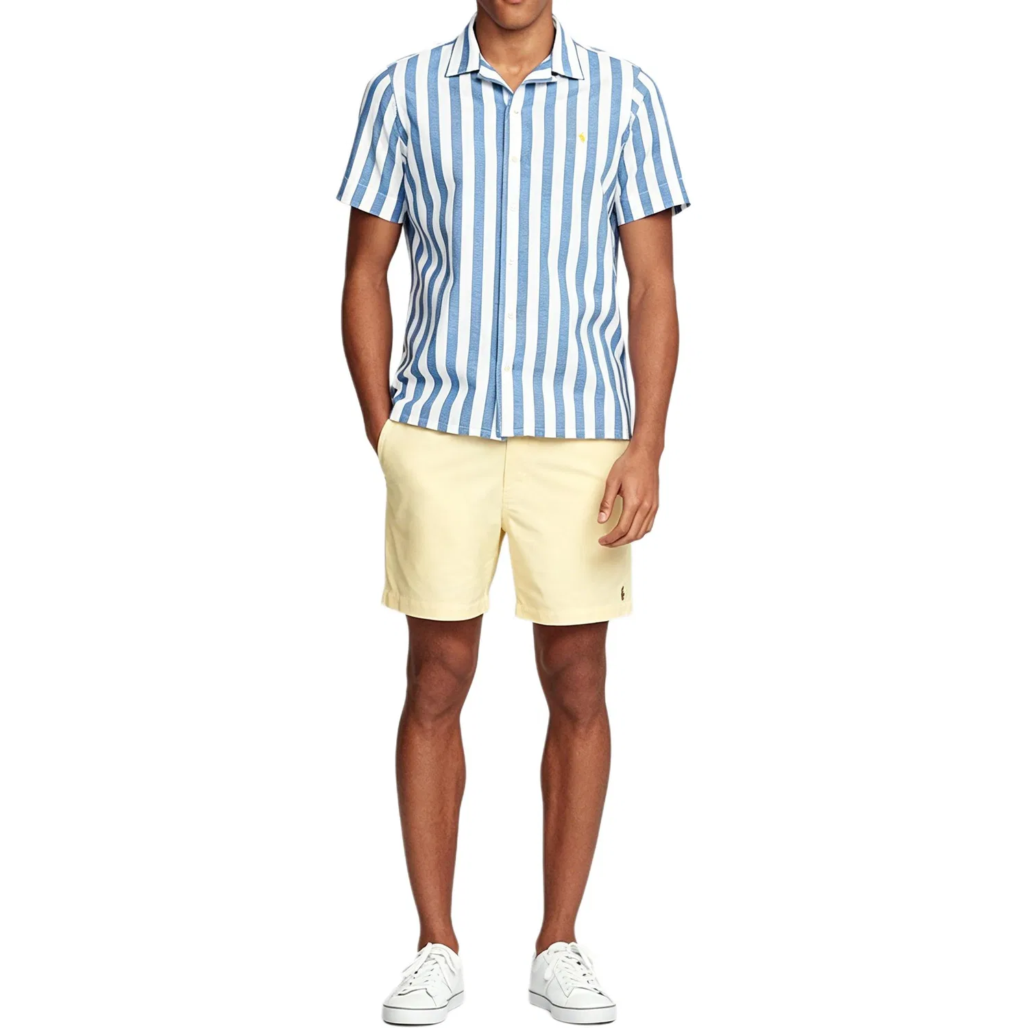 Рубашка SS25 Classic Version Men's Polo Ralph Lauren, Sky Blue — фото 4