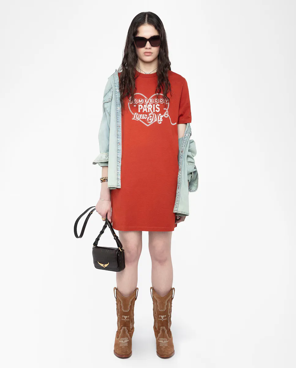 

Платье Dima с коротким рукавом Zadig & Voltaire, оранжевый
