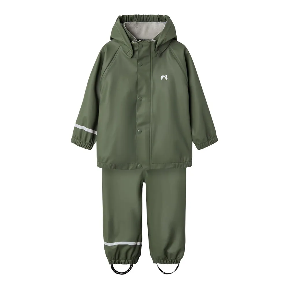 

Куртка Name It Dry10 rain, зеленый