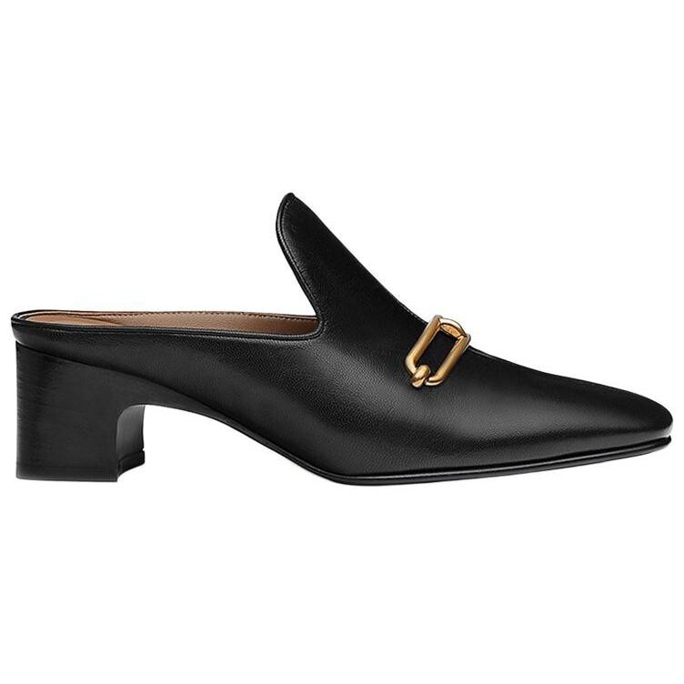 Туфли на высоком каблуке женские Roulis черные Hermes — фото 2