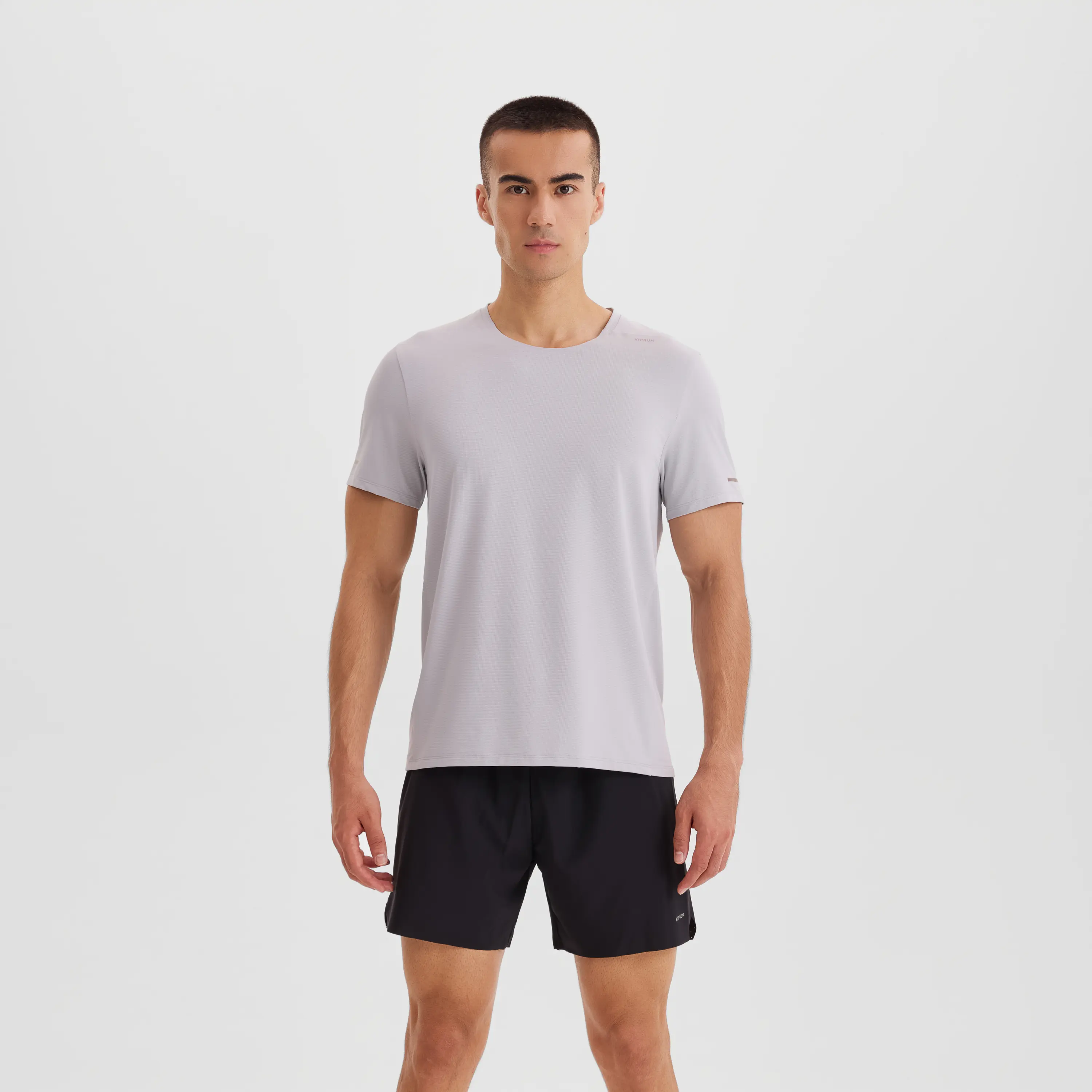 

Мужская беговая дышащая быстросохнущая солнцезащитная футболка серии 500 Kiprun