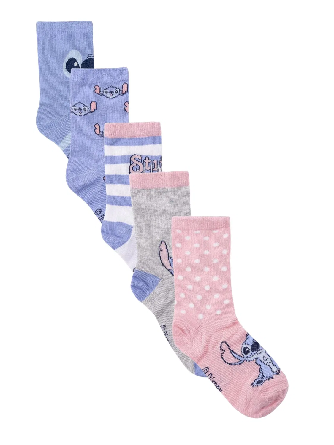 Носки Disney Socken Pack 5-teilig Stitch, мультиколор — фото 2