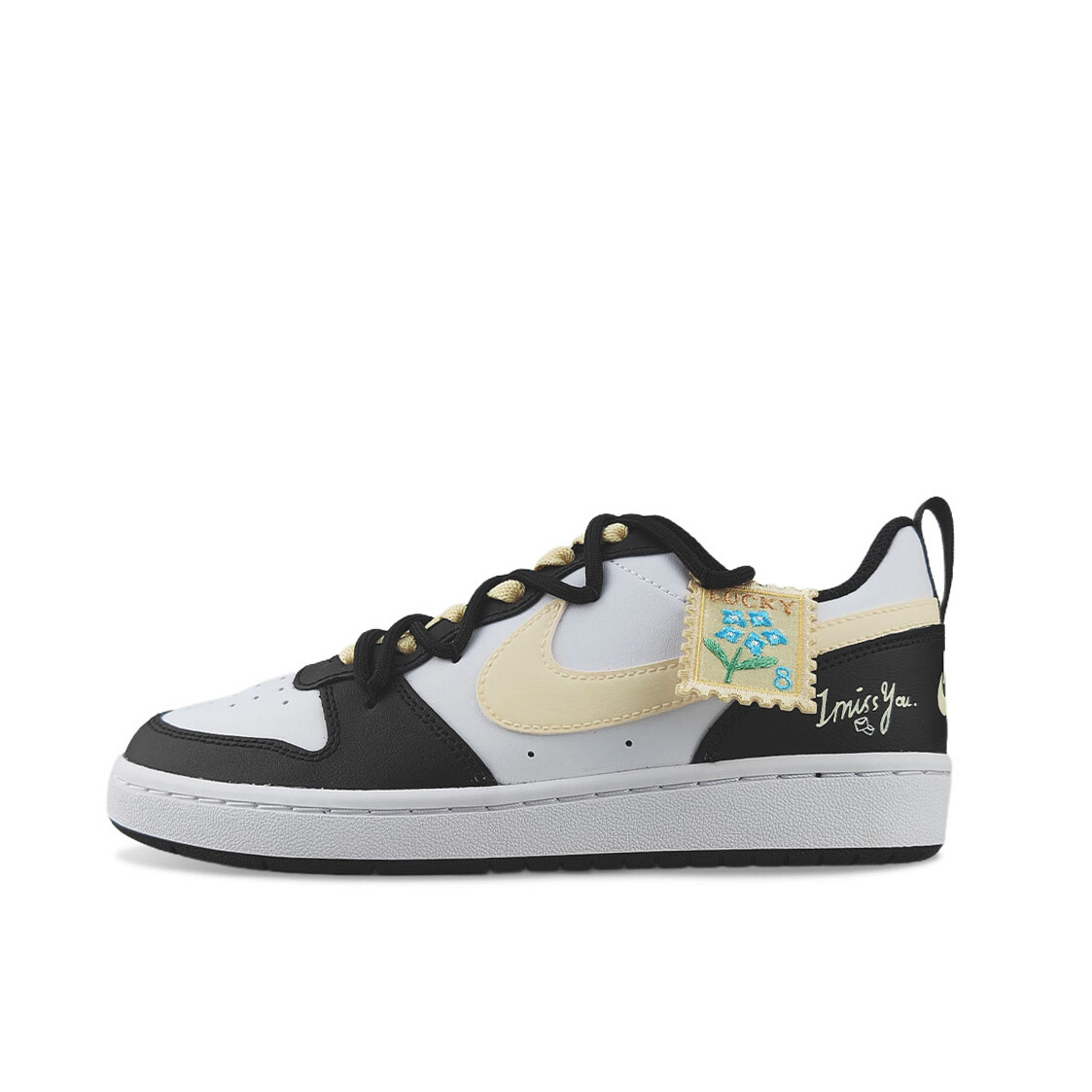 

Кроссовки Nike Court Borough 2 Skateboarding Shoes Women's Low-top, светло-желтый