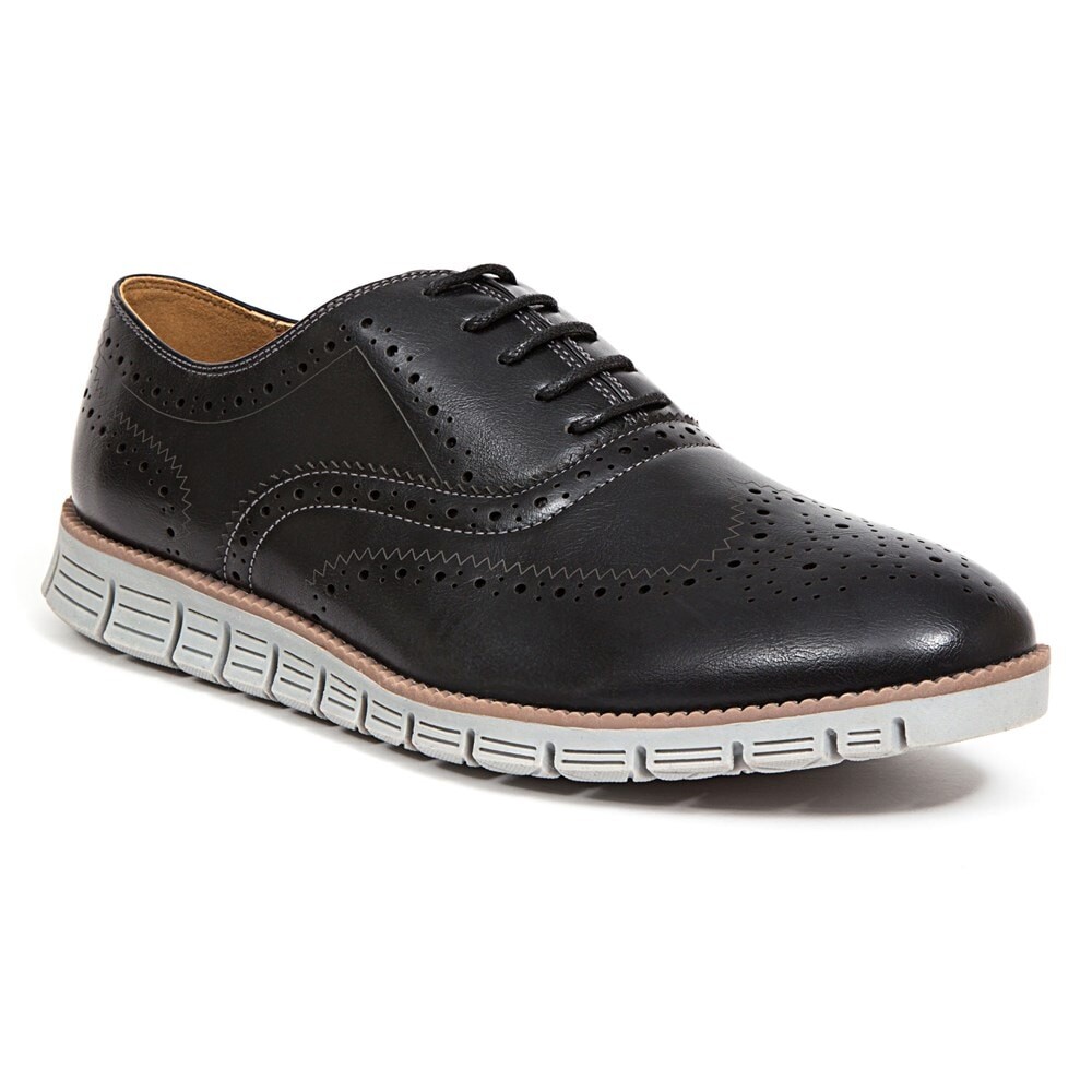 

Детская модель Benton Jr Wing Tip Oxford Little/Big Kid Deer Stags, черный