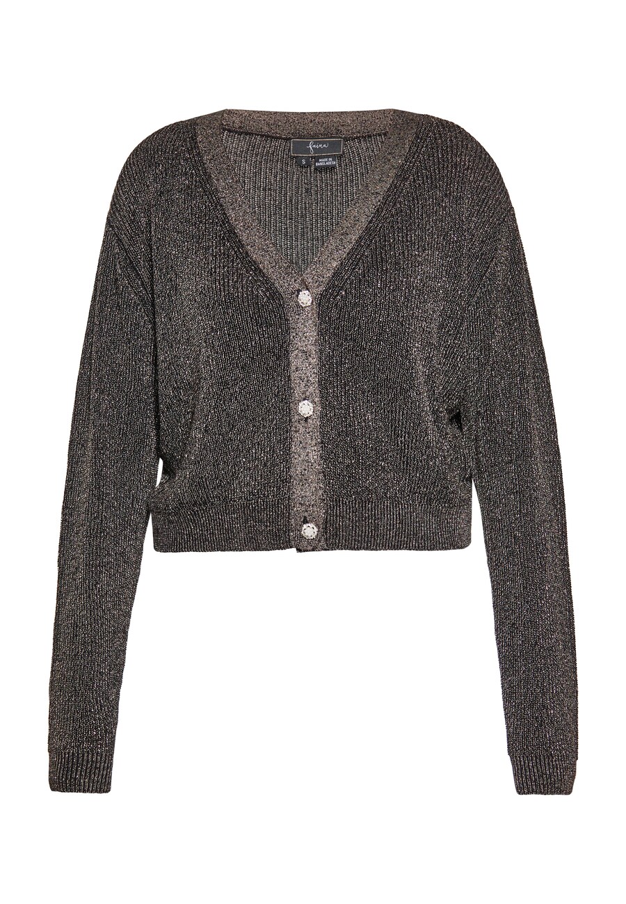 

Вязаный кардиган faina Knit Cardigan, цвет silver grey