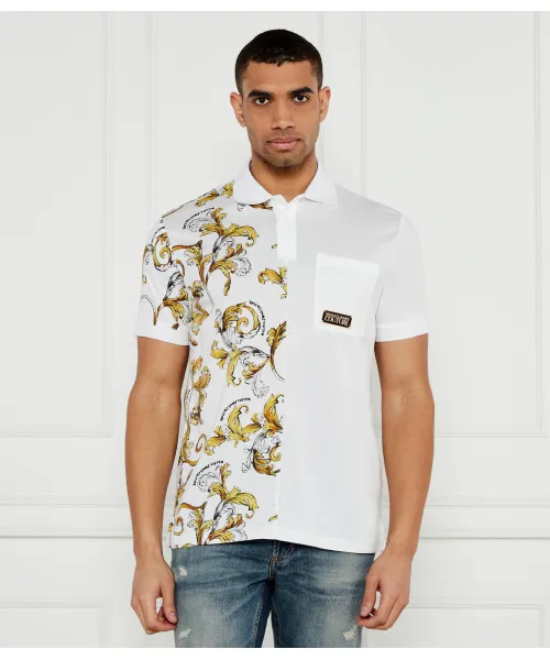 

Футболка поло Regular fit Versace Jeans Couture, белый