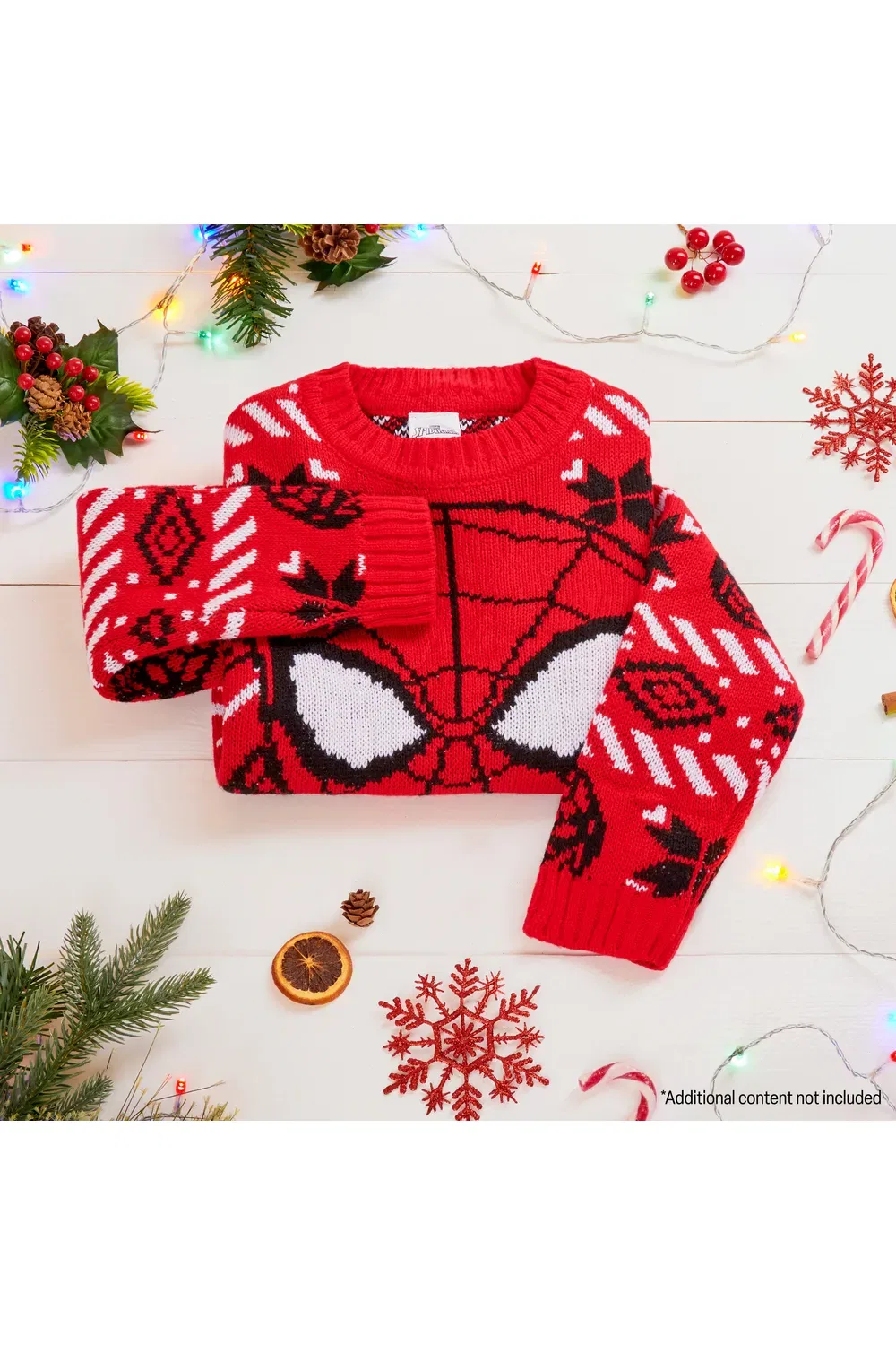 Детский джемпер Spiderman Christmas от Marvel, красный — фото 2