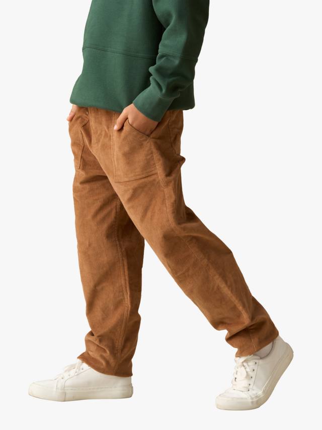 

Детские хлопковые брюки прямого кроя Angel & Rocket