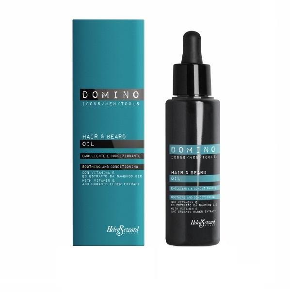 

Масло для волос и бороды для мужчин domino hair & beard oil Helen Seward, 50 мл
