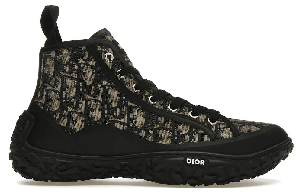 Кроссовки DIOR B28 High 'Oblique Beige Black' 3SH131ZJW_H961 — фото 2