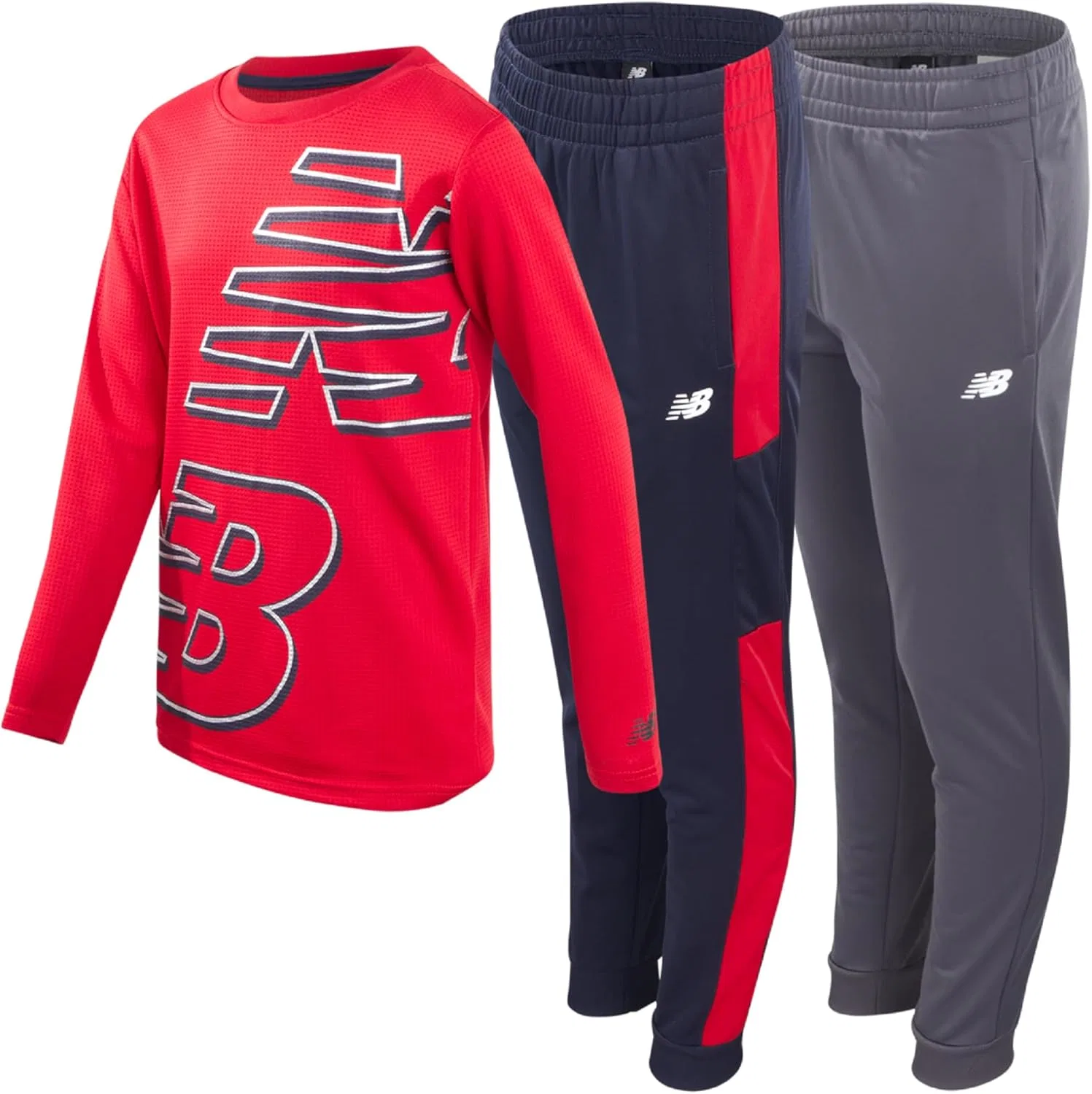 Детский спортивный костюм New Balance, 3 предмета, цвет Red/Eclipse