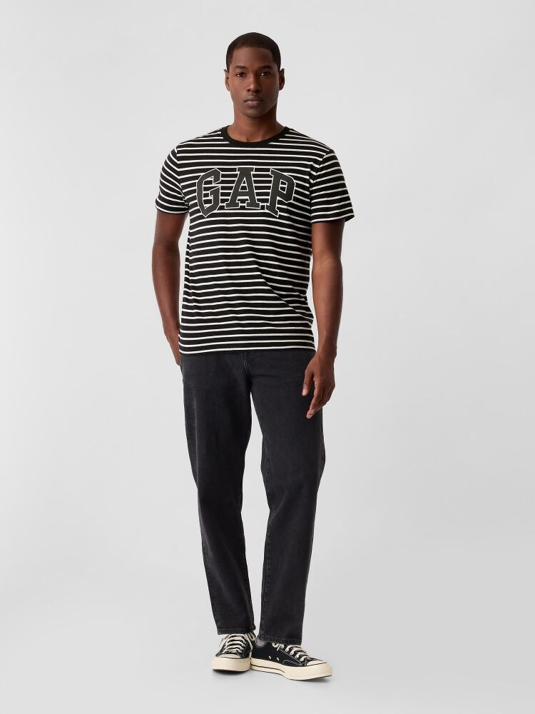

Футболка с логотипом Gap, черный