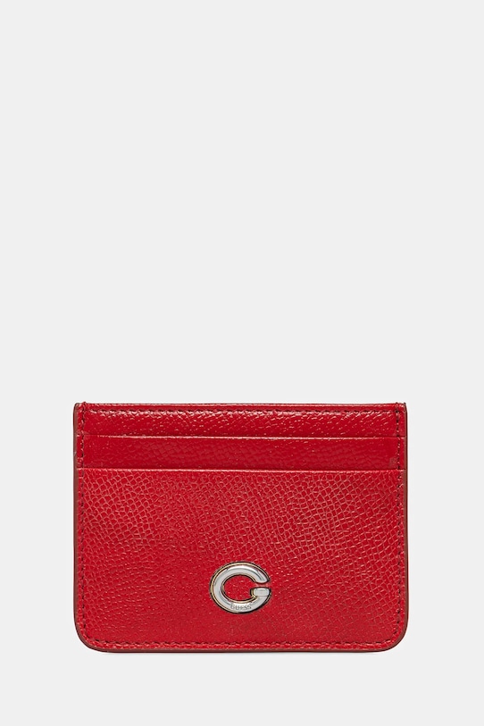 

Кожаный чехол для карт Guess, красный