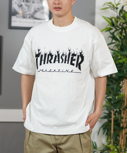 

Футболка Thrasher Magazine Flames, белый