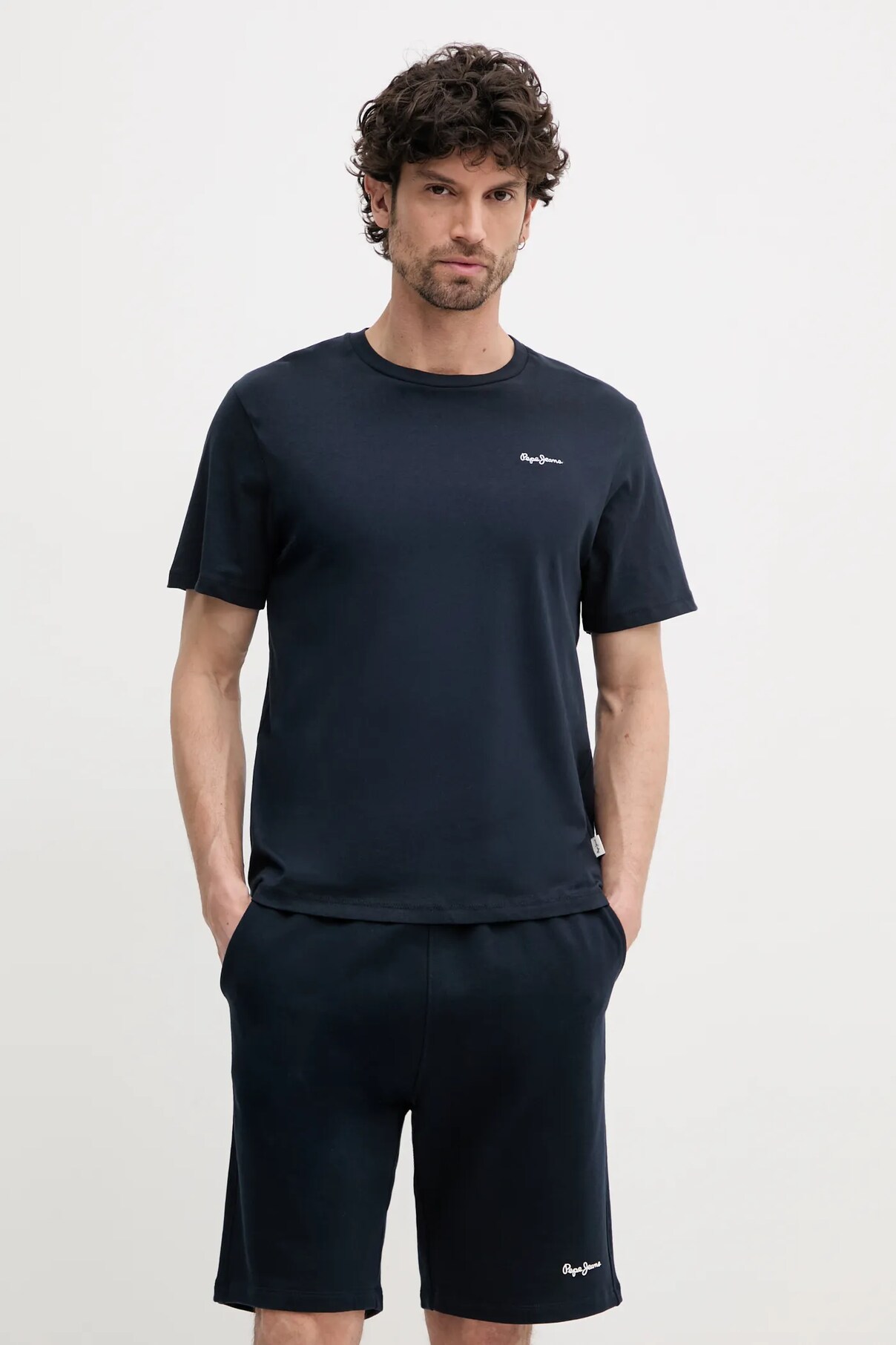 

Футболка из хлопка BACK CLAG Pepe Jeans, темно-синий