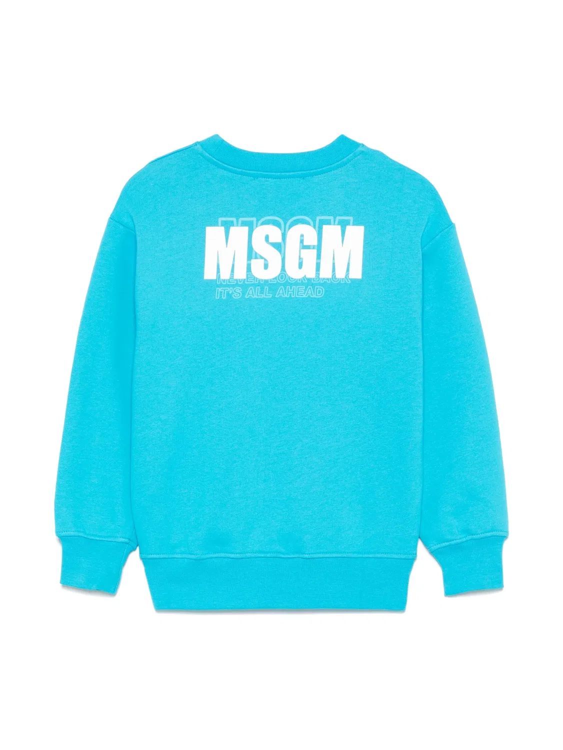 MSGM Худи с капюшоном для мальчиков в синем цвете — фото 2