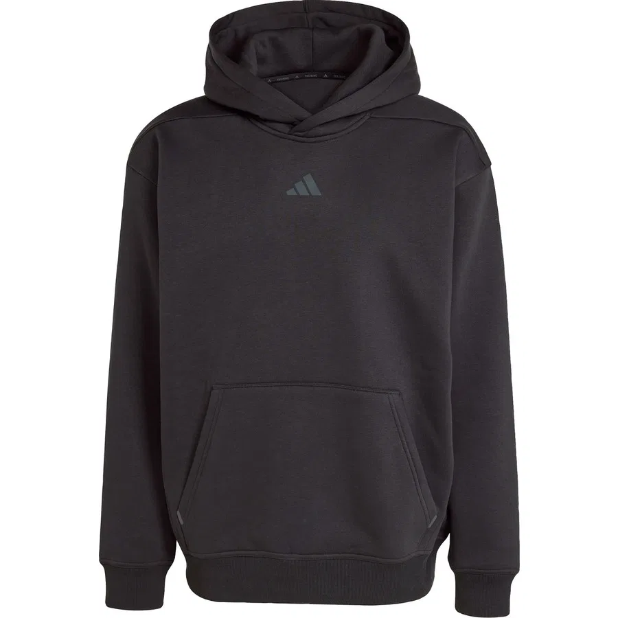 Худи оверсайз с капюшоном Performance JZ6248 Primelift Workout Oversize Hoodie adidas, Черный — фото 3