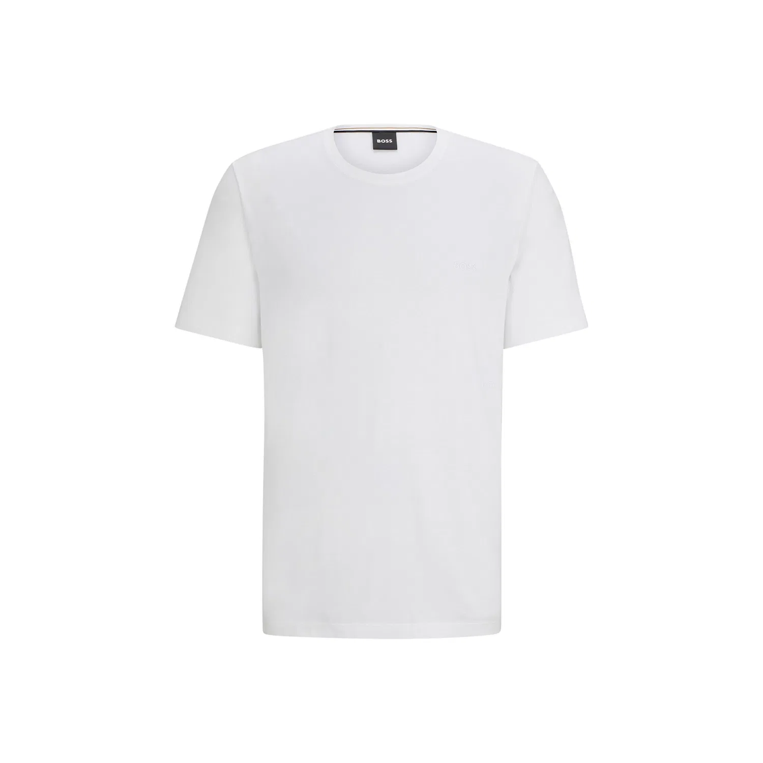 Детская хлопковая базовая футболка BOSS, White