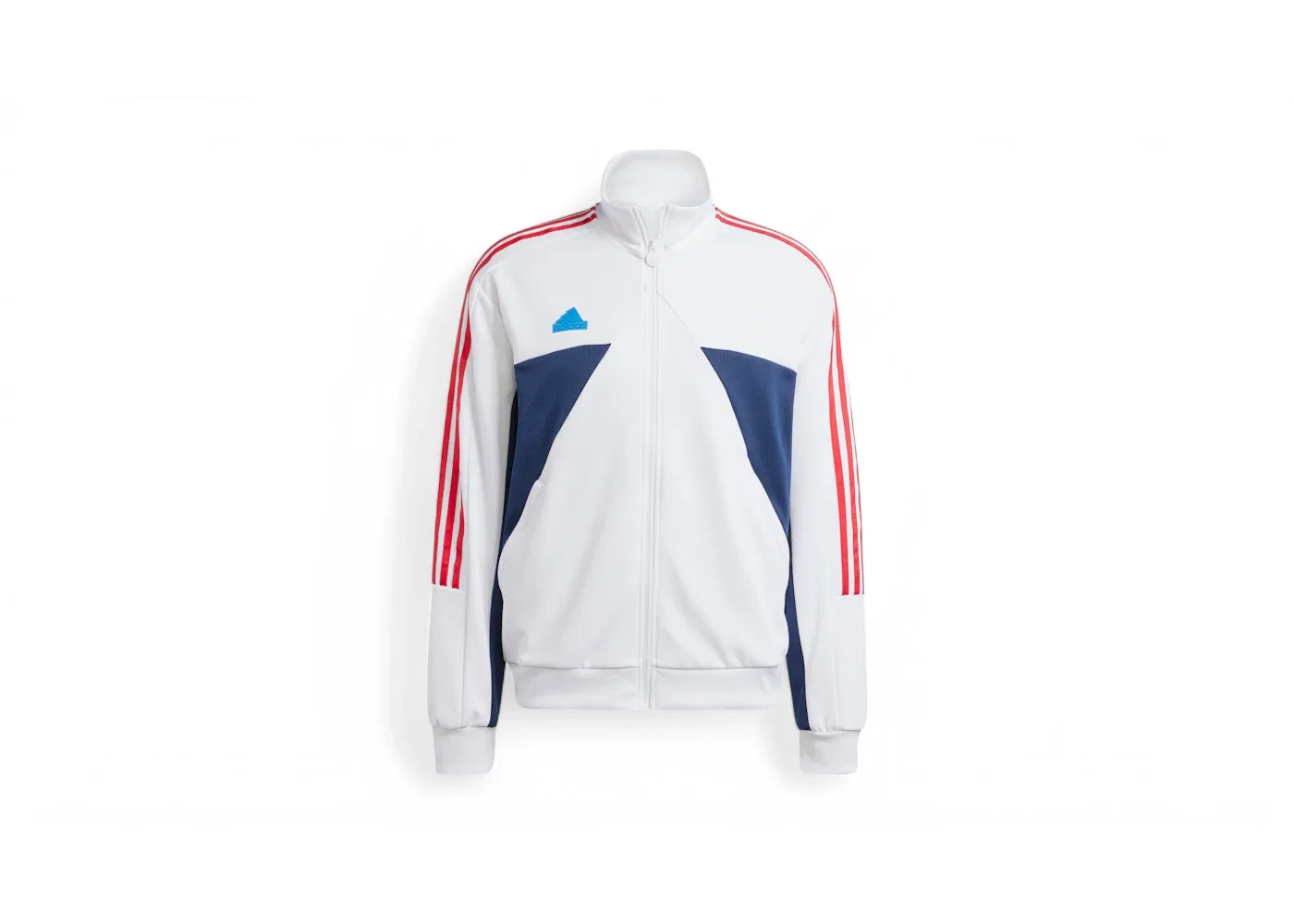 Мужская ветровка с принтом Adidas House Of Tiro Nations Pack, White/Team Collegiate Red/True Blue/Collegiate Navy