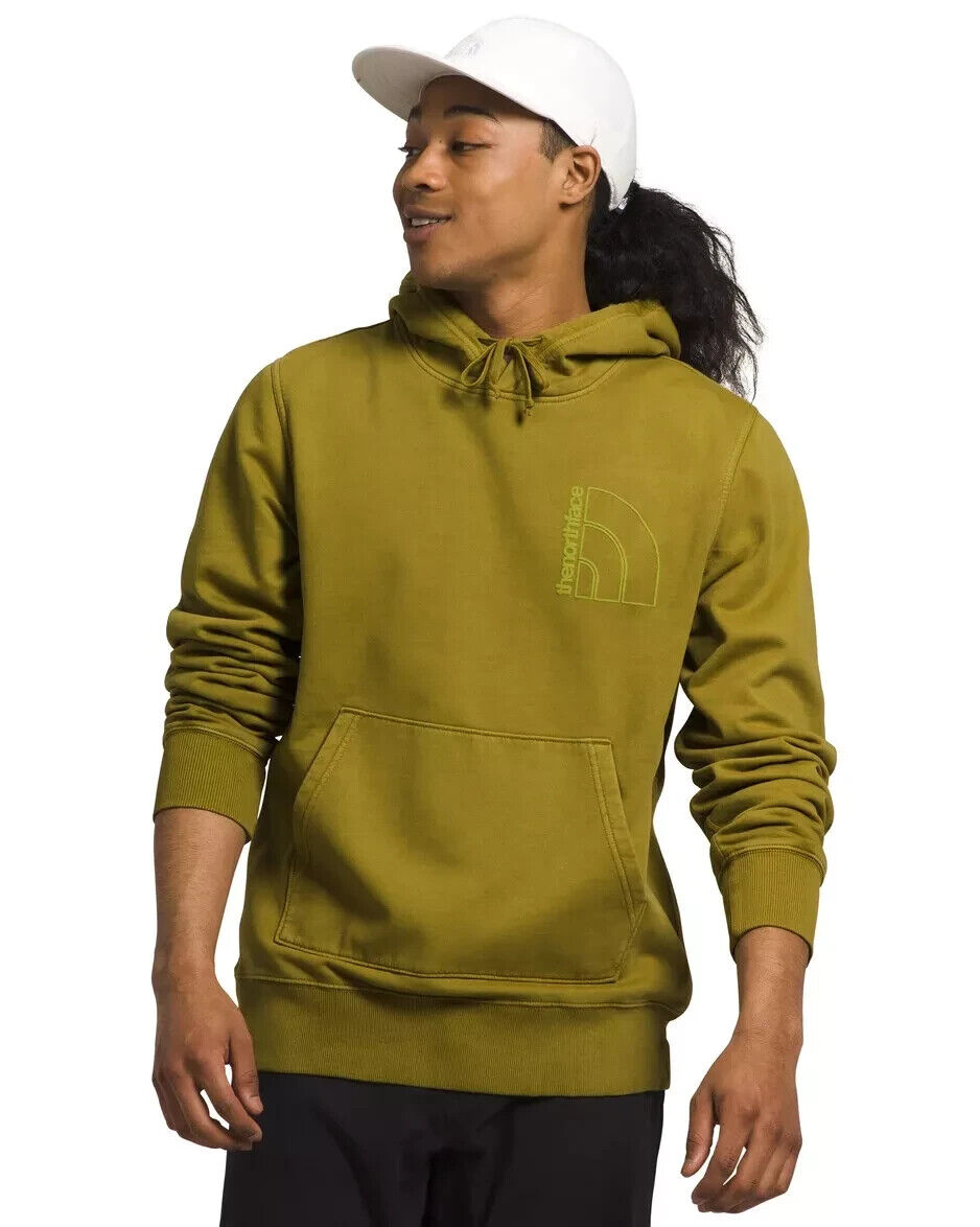

Мужская толстовка с капюшоном The North Face Garment Dye NF0A7UNW0A9 Sulphur Moss APP410, зеленый