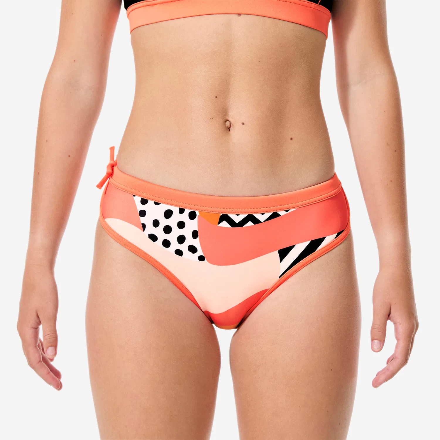 Детские плавки бикини для девочек на шнурке Surfen Mas Holy Decathlon, Orange