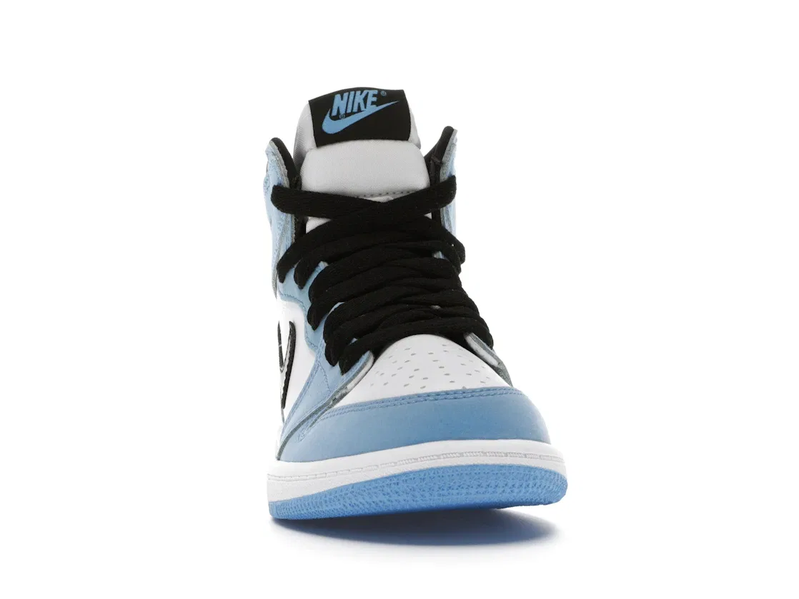 Детские кроссовки с перфорацией Jordan 1 Retro High OG Jordan, University Blue/White-Black-University Blue — фото 2