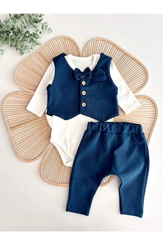 Детский комплект для мальчиков с длинным рукавом Jammybaby, Blue — фото 2