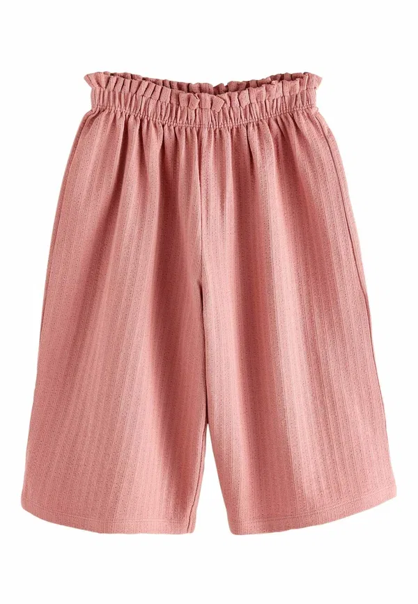 Брюки хлопок Regular fit - wide leg trousers 3 pack Next, Neutral, нейтральный — фото 3