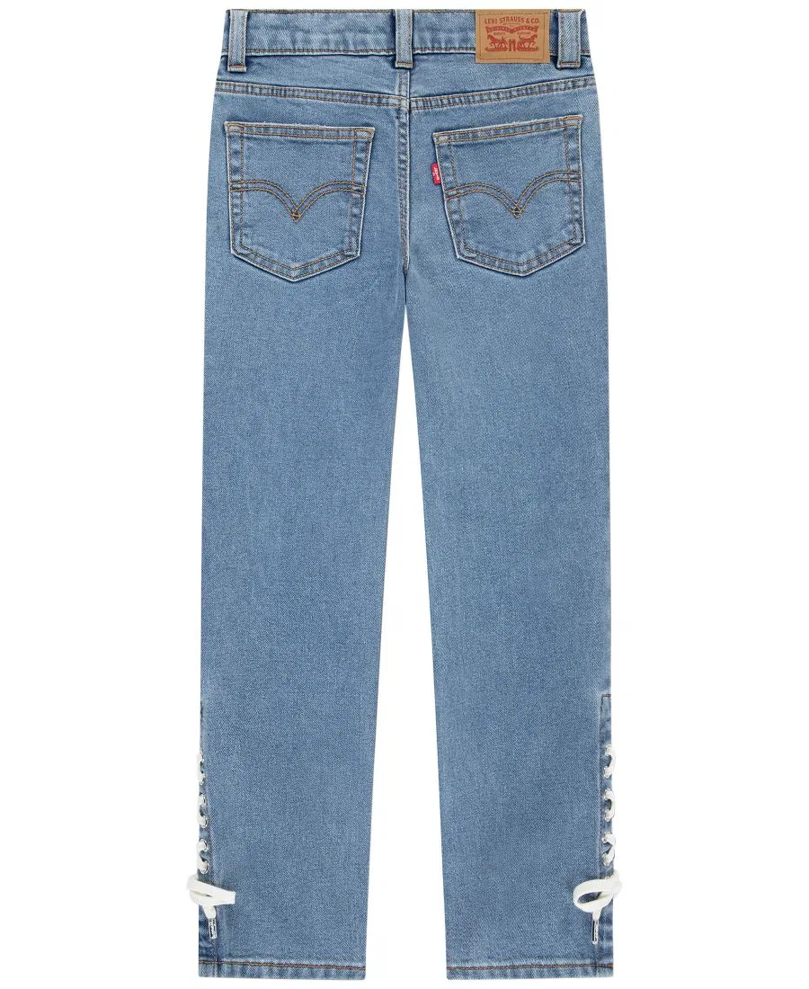 Джинсы с завышенной талией и шнуровкой, модель Lace Up High-Rise Straight Levi's, Good Grades — фото 2