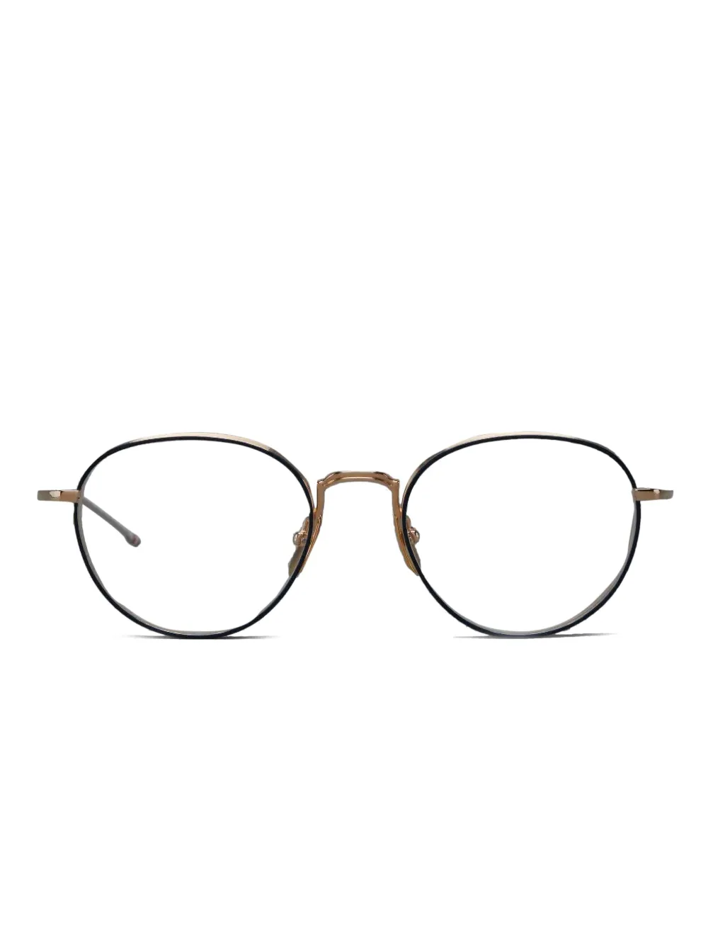 

Очки в круглой оправе Thom Browne Eyewear, золотой