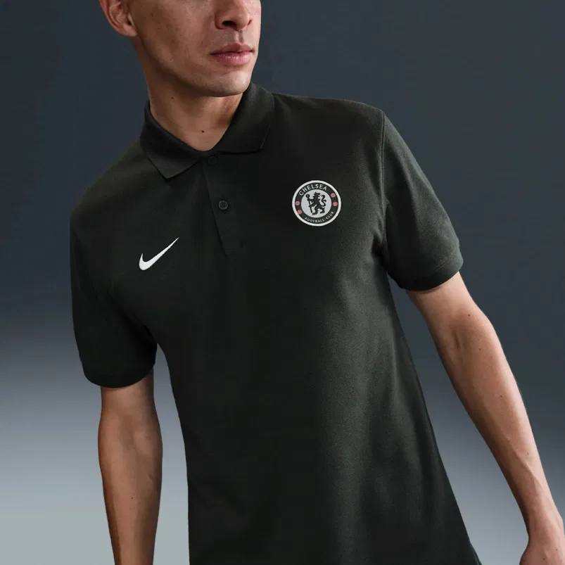 Мужское поло Nike Chelsea FC, Цвет Outdoor Green/Phantom — фото 4