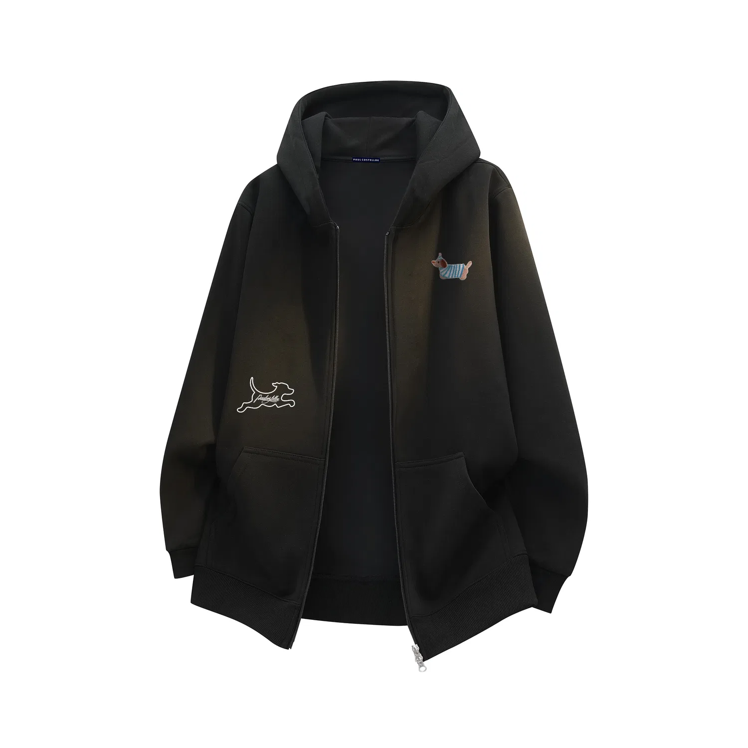 Детский свитшот унисекс с вышивкой Black-Embroidery Embroidery Sweatshirt Unisex Paul Costelloe