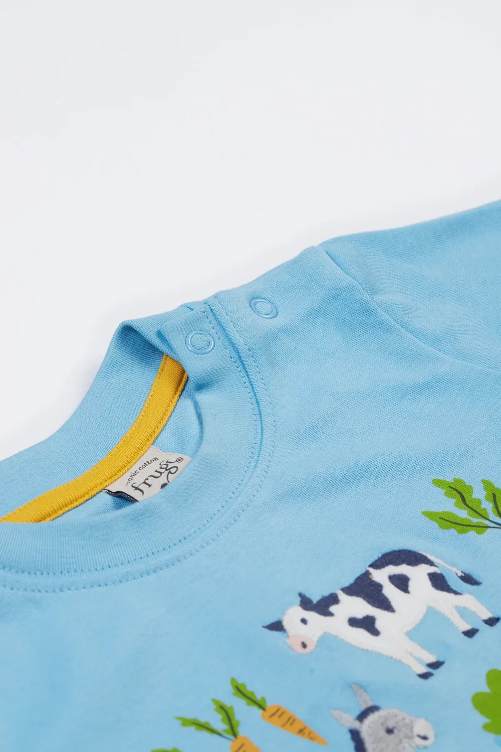 Детская футболка с аппликацией Little Creature Frugi, Blue — фото 4