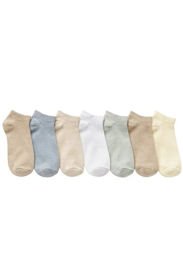 Детские носки-пинетки хлопковые 7 шт Just Socks, Multicolor