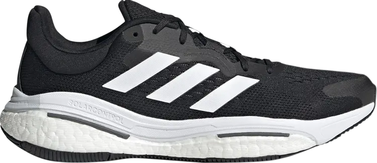 Кроссовки Adidas Solarcontrol 'Black White', черный — фото 2