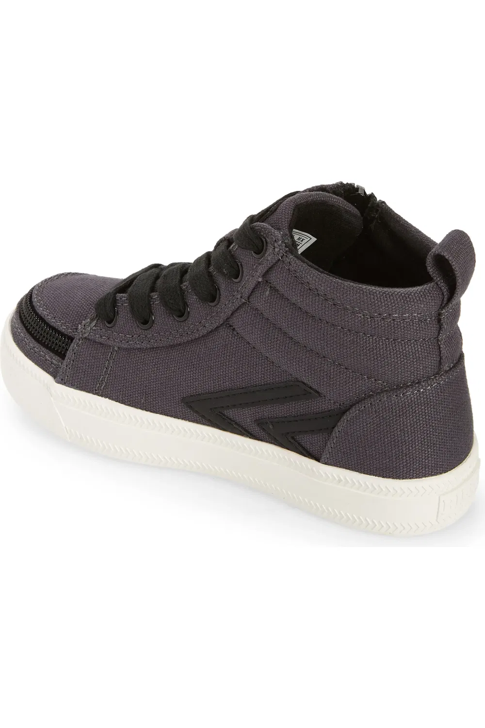 Кроссовки детские высокие с молнией Billy CS BILLY Footwear, Charcoal/Black — фото 2
