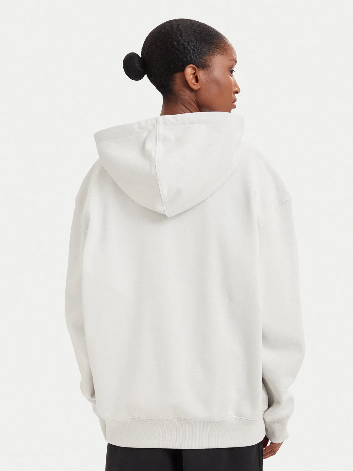 Женский свитшот оверсайз Essentials Adidas, светло-серый — фото 3