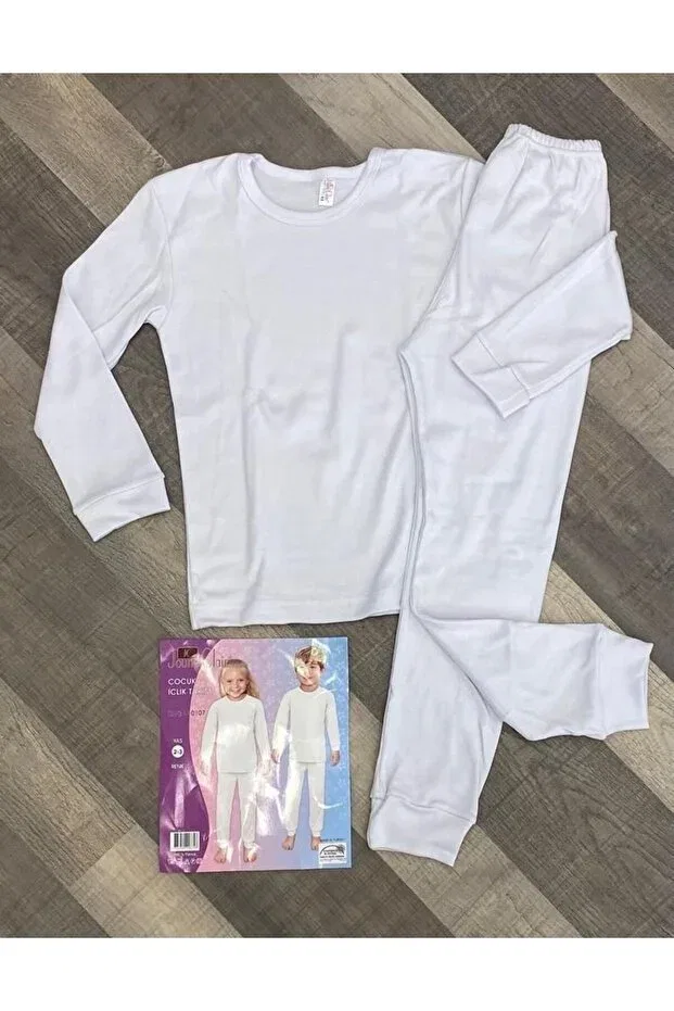 Детское белье для мальчиков и девочек хлопковое комплект Arbi Kids, White — фото 2