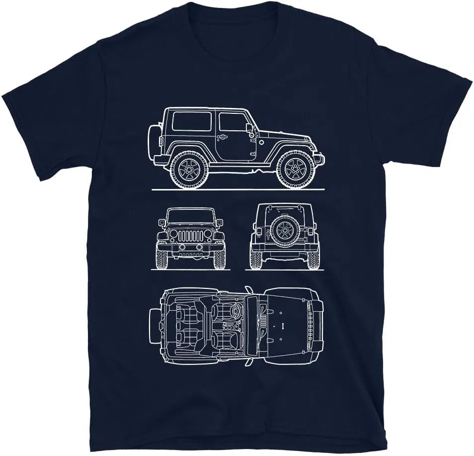 Мужская футболка с принтом Rubicon Ofmtees, Navy