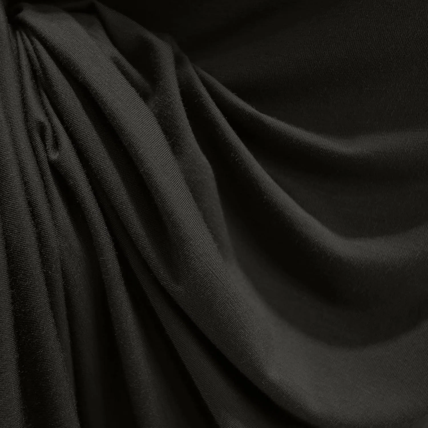 Женская спортивная футболка свободного кроя, Black — фото 3